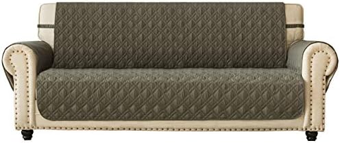 Ameritex Couch Sofa Slipcover 100% Waterproof Nonslip Quilted Furniture Protector Slipcover for Dogs, Children, Pets Sofa Slipcover Machine Washable (Green, 68") by Ameritex