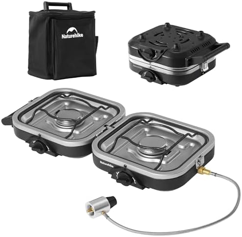 Naturehike 2 Burner Folding Camping Stove Propane Gas by Naturehike