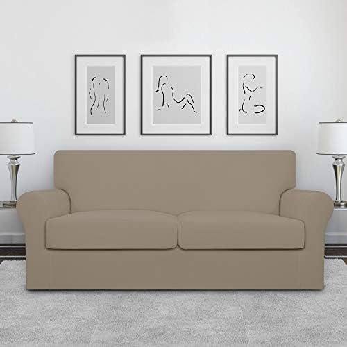 Easy-Going Stretch Oversized Loveseat Couch Cover for 2 Cushion Washable - Image 2