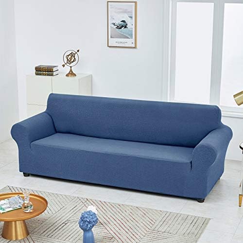 Joccun Stretch Couch Cover Slipcovers, 1-Piece Sofa Covers for 3 Cushion Couch Spandex Jacquard Washable Furniture Protector Cover for Living Room,Kids,Pets(Sofa,Riverside) - Image 4