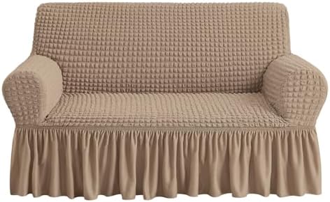 NICEEC Loveseat Covers Washable Love Seat Couch Covers Slipcover with Skirt by NICEEC