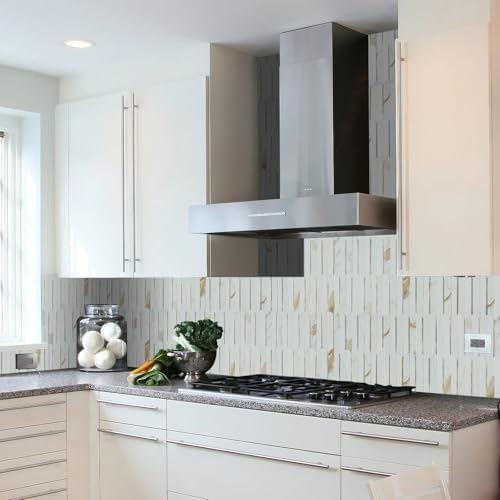 Vamos Tile Peel and Stick Backsplash Seamless Tile,Fish Scale,10 Sheets - Image 5