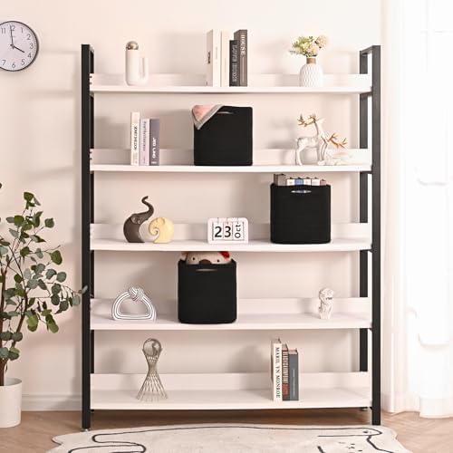 ICERZCZ 11 Inch Cube Storage Bins, Storage Cube Organizer Bins, Woven Cotton Rope Basket for Storage, Storage Baskets for Organizing Shelves, Square Baskets for Toys, Black (Pack of 3) - Image 5