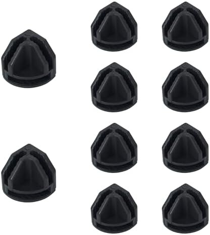 10Pcs Wire Cube Connectors, Black Wire Cube Storage Connectors Corner Wire Grid Cube Shelf Plastic Connectors Clips for Wire Cube Storage Shelving Unit and Modular Closet Organizer, SATONBEYI by SATONBEYI