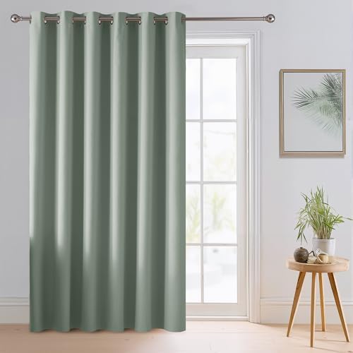 RYB HOME Blackout Thermal Insulated Curtain for Sliding Glass Door by RYBHOME