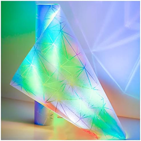 Coavas Rainbow Window Privacy Film, Geometric Pattern, 35.4" x 78.7" by Coavas