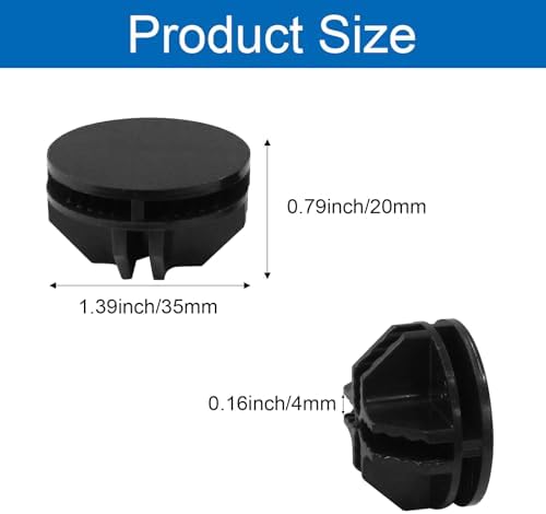 20Pcs Black Plastic Wire Grid Cube Connector - Image 5