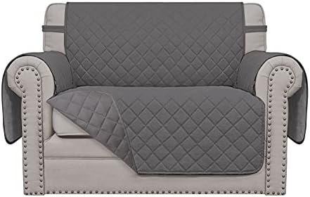 Easy-Going Reversible Couch Cover, Oversized Chair, Gray/Gray by Easy-Going