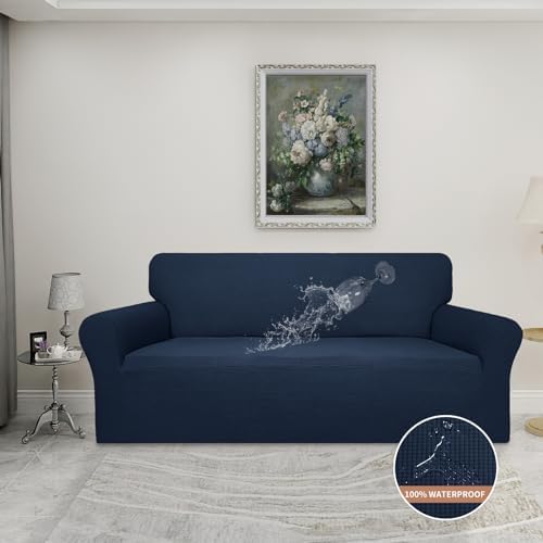 Easy-Going 100% Waterproof Couch Cover, 3 Cushion Couch Slipcover for Sofa - Image 2