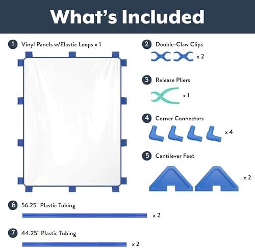 Children's Factory PlayPanel Room Divider 59.5" x 47.5", Clear - Image 4