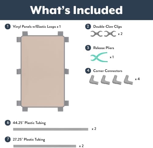Children's Factory Room Divider 47.5" x 30.5", Sand, Rectangle - Image 3