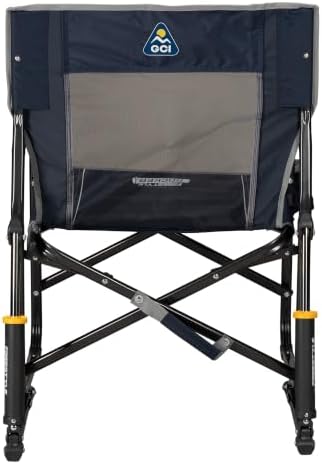 GCI OUTDOOR Freestyle Rocker Camping Chair | Portable Folding Rocking Chair with Solid, Durable Armrests, Drink Holder & Comfortable Backrest — Indigo Blue - Image 5