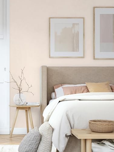 Peel and Stick Wallpaper Solid Color Nude Contact Paper Matte Wall Paper for Bedroom Bathroom Beige Wallpaper Removable Self-Adhesive Kitchen Wall Decor Vinyl Roll 17.3" x 394" - Image 3