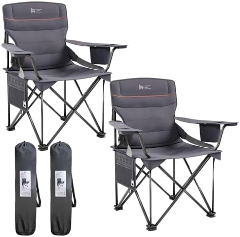 OUTSIDER Oversized Folding Camping Chair with Adjustable Lumbar Support 2pc by Outsider
