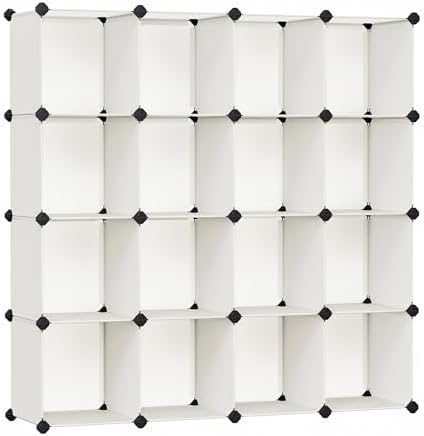 SONGMICS 16 Cube Storage Organizer，Plastic stackable cube shelf by Unknown