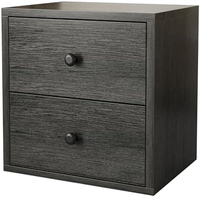 FUSUNBAO Magic DIY Cube Storage Organizer Stackable Cubes for Home Books Clothes Toy-Modular Cubby Storage System-Office Cubical-Bookcase Closet (French Oak,Drawer Cube) by FUSUNBAO