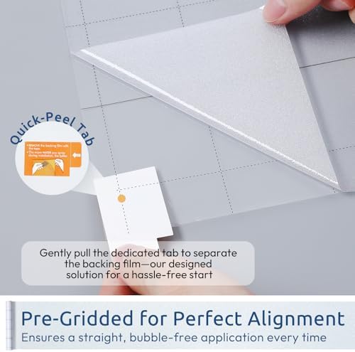 rabbitgoo Frosted Glass Window Privacy Film, No Glue, 29.5" x 157.4" - Image 5