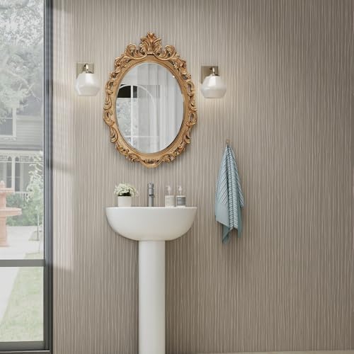 Timeet Modern Peel and Stick Wallpaper Self Adhesive Wallpaper 17.3" x 393.7" Textured Neutral Stripe Contact Paper Removable Vinyl Wall Paper for Accent Wall Modern Minimalist Wall Decor - Image 6