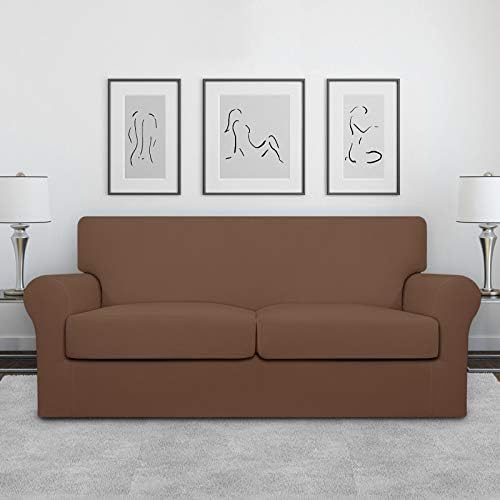 Easy-Going Stretch Oversized Loveseat Couch Cover for 2 Cushion Washable - Image 2