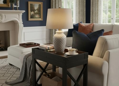 Narrow Side Table, End Table,Sofa Side Table, End Table Nightstand for Bedroom, Living Room, Small Spaces - Image 4
