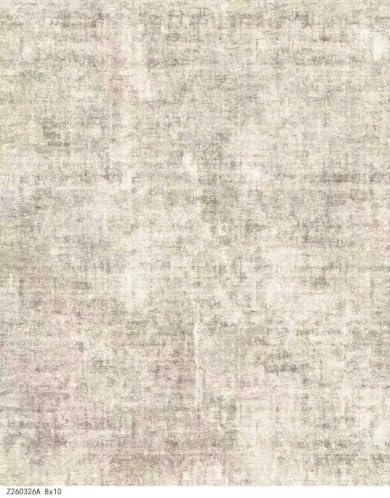 Washable 8x10 Area Rug – Modern Neutral Abstract Soft Non-Slip Stain-Resistant Low Pile Thin Carpet for Living Room Bedroom Dining Room Under Table Home Office(Warm Beige) by ZHXXUJ