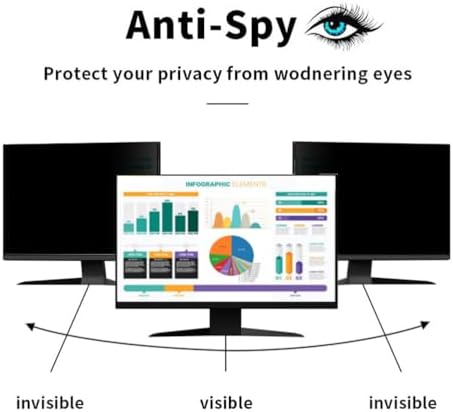 20 inch Computer Monitor Privacy Screen for 16:9 Aspect Ratio - Image 5