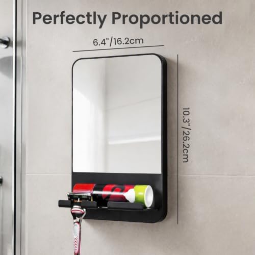 TAILI Shower Mirror Fogless for Shaving,Fogless Mirror Suction Wall Mounted - Image 4