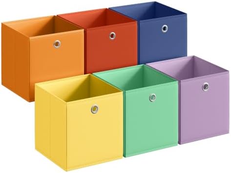 SONGMICS Storage Cubes, Set of 6 Odorless Foldable Storage Boxes by Unknown