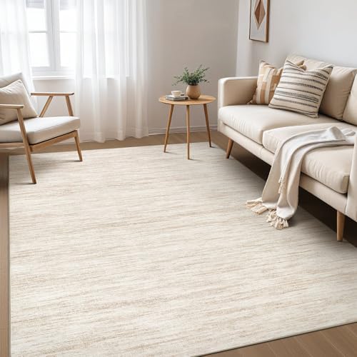 Nakagishi Boho 5x8 Area Rug Living Room Rugs Machine Washable Beige by NakagishiAreaRug