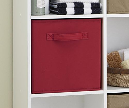 ClosetMaid 18656 Cubeicals Fabric Drawer, Red, 2-Pack - Image 3