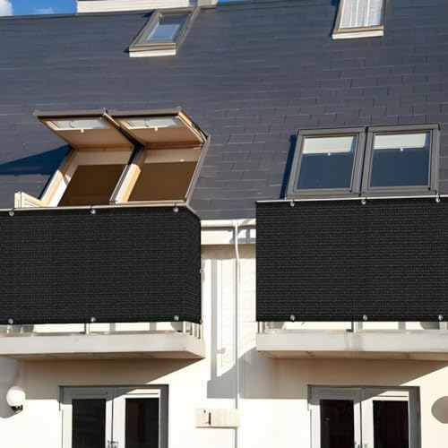 3'x12' Balcony Privacy Screen Apartment Patio Privacy Fence Screen - Image 7
