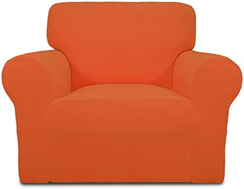 Easy-Going Stretch Chair Slipcover with Arm Washable Orange by Easy-Going