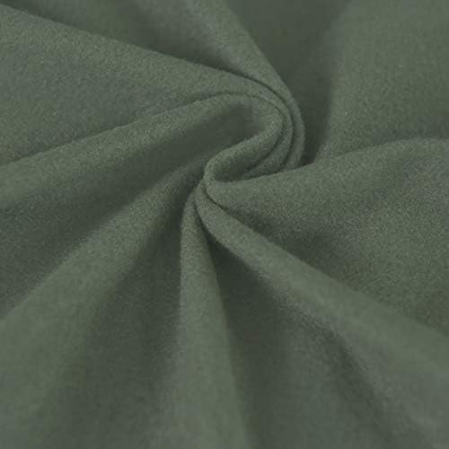 Easy-Going 3 Pieces Stretch Soft Couch Cover for Dogs - Washable Sofa Slipcover for 2 Separate Cushion Couch - Elastic Furniture Protector for Pets, Kids (Loveseat, Greyish Green, Medium) - Image 5