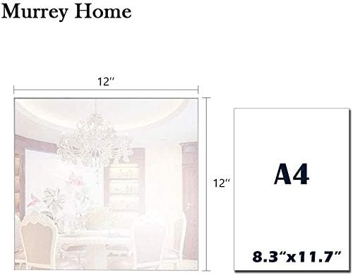Murrey Home Wall Mirror for Home Gym Mirror, Full Length Mirrors Wall Mounted, Frameless Full Body Mirror Tiles for Wall, Door, Garage, 12" x12PCS - Image 2