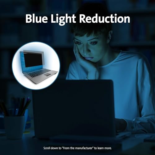 Kensington 14 inch Laptop Privacy Screen Laptop, 16:10 Laptop Screen Privacy Filter, Anti-Glare, Blue Ray Reduction, Compatible with HP/Dell/Acer/Asus/Samsung/Lenovo (K55801WW) - Image 3