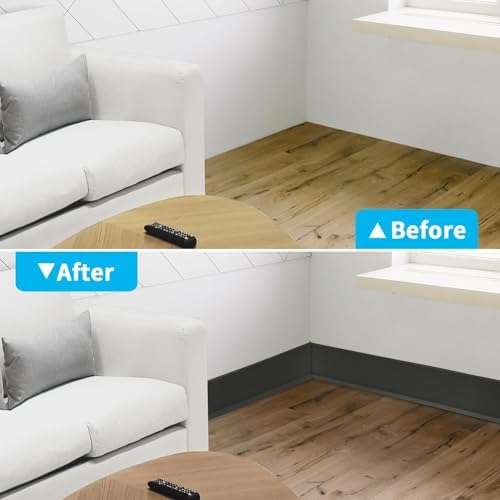 Art3d 20 ft Flexible Peel and Stick Crown Molding Trim, Wall Decor, Black - Image 4