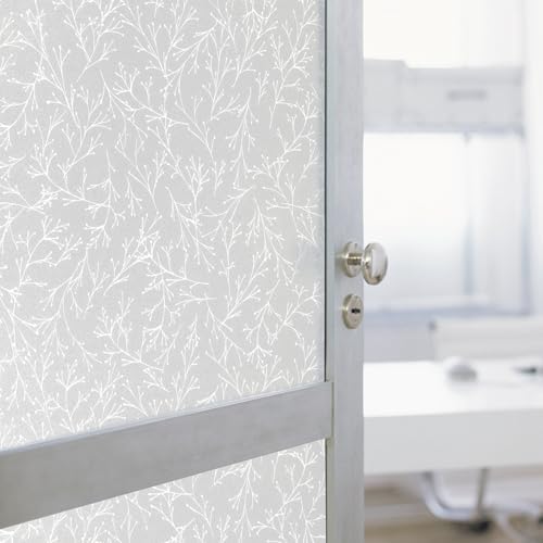 Twiggy Window Privacy Film by Artscape - Decorative Privacy Frosted Glass Design, Static Cling, Day and Night Privacy, UV Protection, Easy to Apply and Removable, Made in USA - 24 x 36 Inch by Unknown