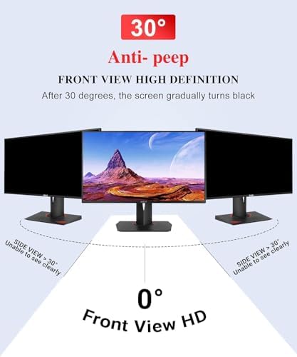 PYS 27 Inch Monitor Privacy Screen for 16:9 Widescreen Monitor, 2 Pack - Image 2