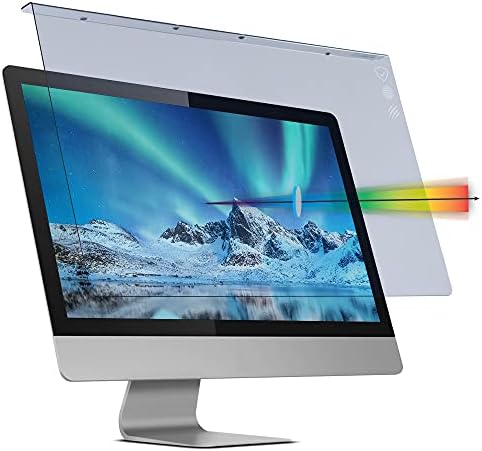 VizoBlueX 27-28 inch Anti-Blue Light Filter for Computer Monitor. Blue Light Monitor Screen Protector panel (24.8"x14.6") Fits LCD TV PC iMac Studio 27 - Image 2