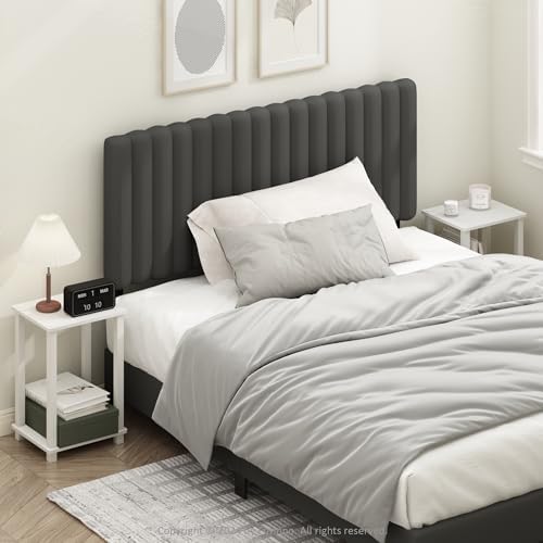 Furinno Simplistic Set of 2 Toolless 2-Tier Night Stand, White - Image 3