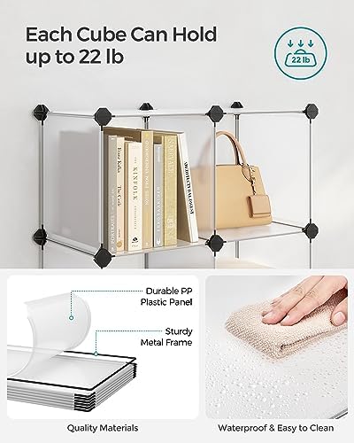 SONGMICS 6 Cube Storage Organizer, DIY Closet Shelf - Image 5