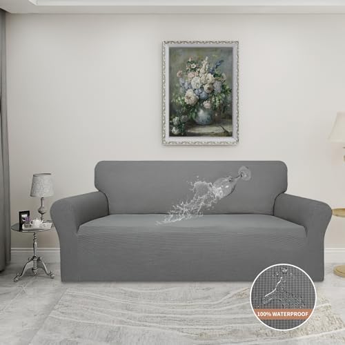Easy-Going 100% Waterproof Couch Cover, 3 Cushion Oversized Sofa Cover - Image 2