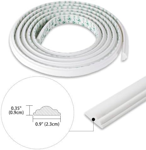 Trimold 196.8" x 0.9" Lightweight Peel and Stick Chair Rail Molding, Flexible Accent Wall Trim for Home Decoration & Protection - Image 2