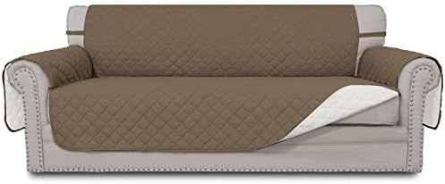 Easy-Going Reversible Couch Cover, 3 Cushion Sofa, X-Large, Camel/Ivory by Easy-Going