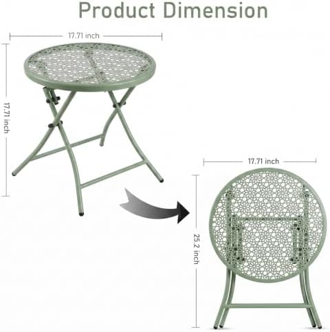 TeoKJ Folding Outdoor Small Side Tables - Image 2