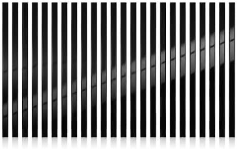 Acrylic Mirror Wall Decor, Peel and Stick Mirror Strips, Vertical Wall Mirror Tiles for Entryway, Bedroom & Bathroom, Shatterproof, Removable, Gold Silver Black, 20/30/40 PCS (30, Black) by OUTANA-WallStickerSpecialis