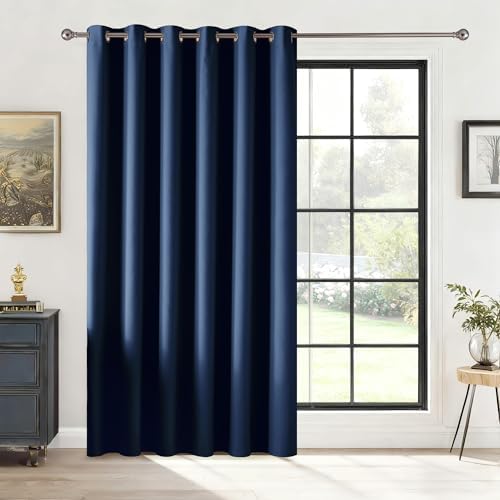 RYB HOME Blackout Thermal Insulated Curtain for Sliding Glass Door by RYBHOME
