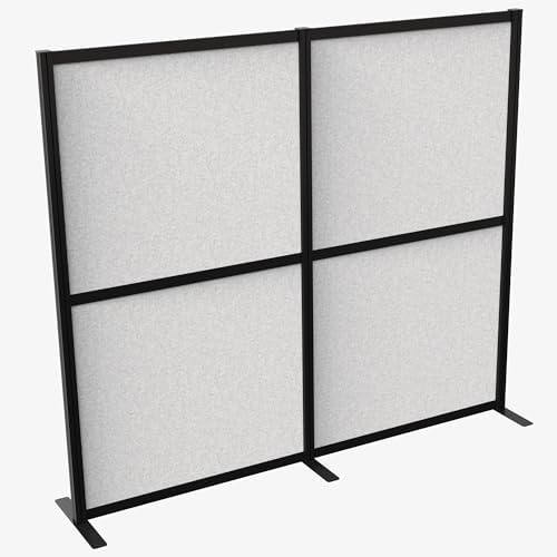 VIVO Light Gray Freestanding 76 x 66 inch Privacy Panel, PP-MWS63B by VIVO