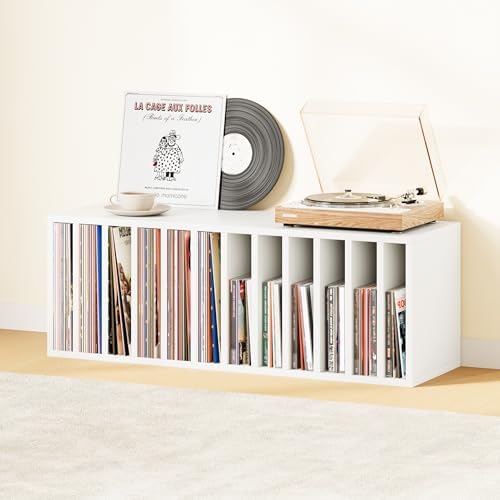 IOTXY DIY Modular Cubby Bookcase - Stackable 12-Cube Open Bookshelf, White - Image 2