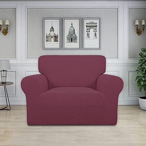 Easy-Going Stretch Oversized Chair Slipcover with Arm Washable ASH Rose - Image 2